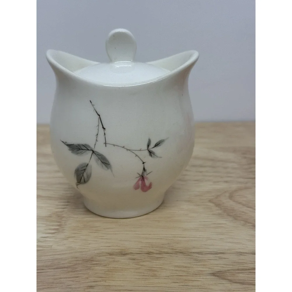 Cherry Blossom Fine China Japan Sugar Bowl With Lid #23